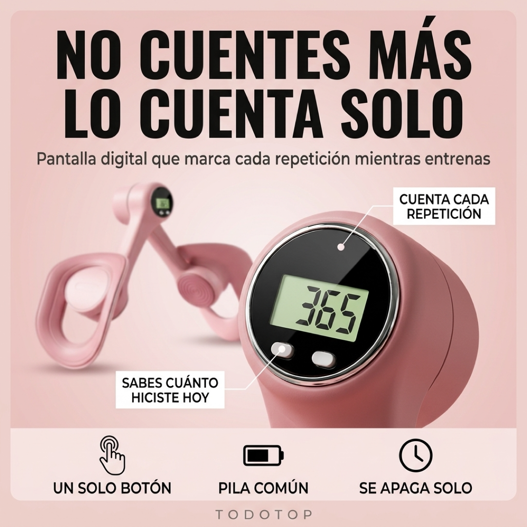 Pantalla digital que cuenta cada repeticion
