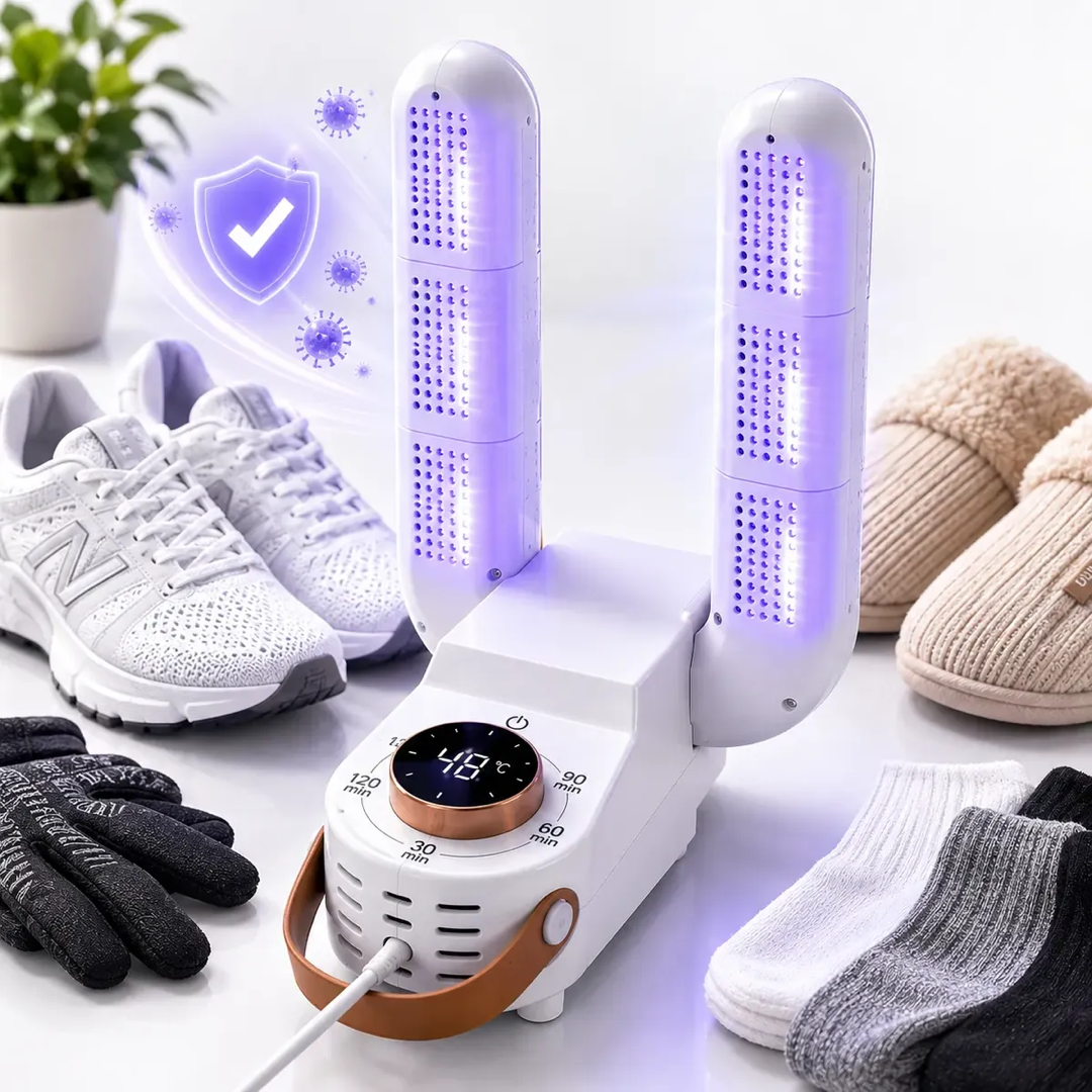 Seca zapatillas, pantuflas, guantes y medias